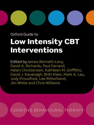 cover image of Oxford Guide to Low Intensity CBT Interventions